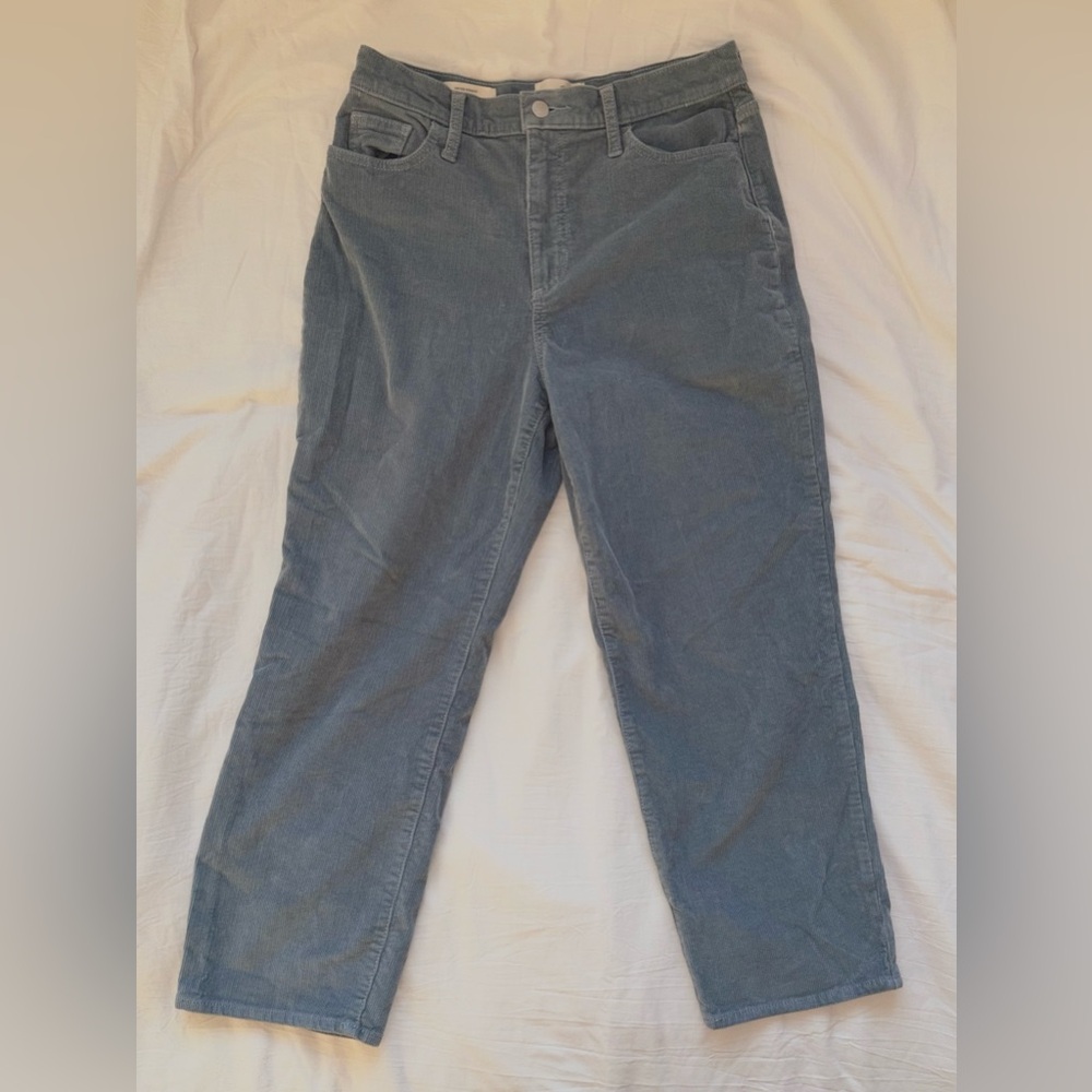 Universal Thread Blue Crop Corduroy Pants